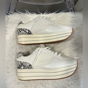 Chic Zara platform sneakers, size 39, fits like an 8.